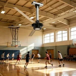 Ceiling Fan, BCF-327-60-8M, HVLS, 13FT, 220/380V