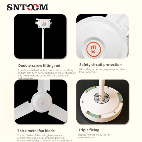 Ceiling Fan, BFC, Explosion-Proof, 1400mm, 220V - view 5