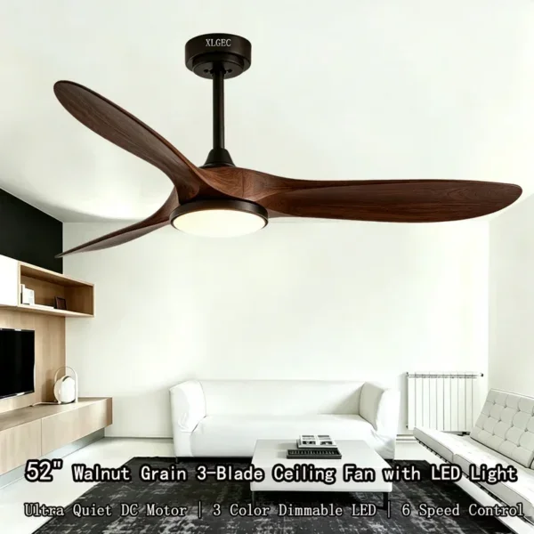 Ceiling Fan, BLDC, LED