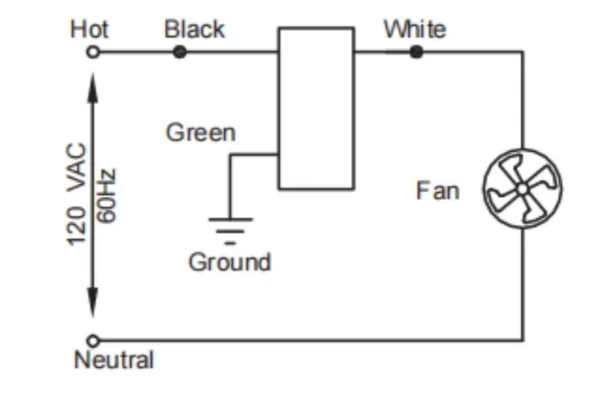 Ceiling Fan, Brass, 120V, 60Hz - view 5