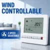 Ceiling Fan, Fan Coil Unit - view 2