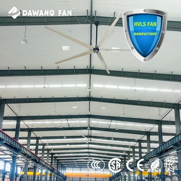 Ceiling Fan, HVLS, 110V-440V, Stainless Steel