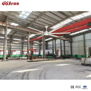Ceiling Fan, HVLS, 220 V, Aviation Metal