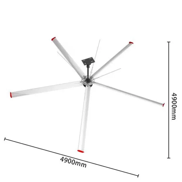 Ceiling Fan, HVLS, 220V - view 2