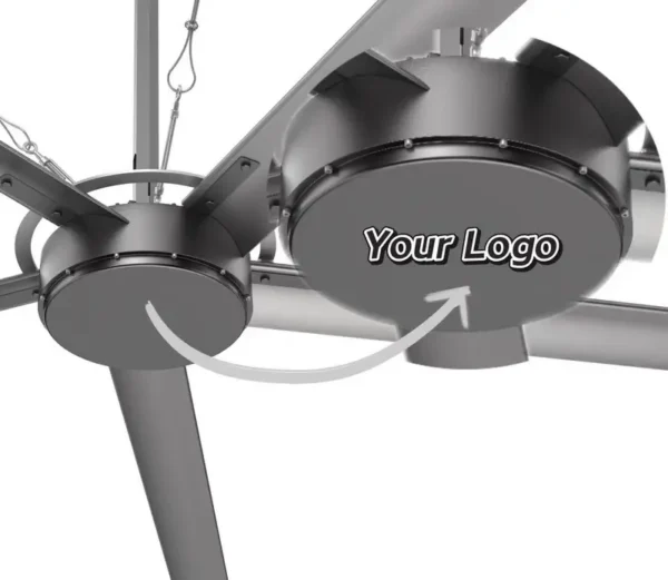 Ceiling Fan, HVLS, 220V - view 3