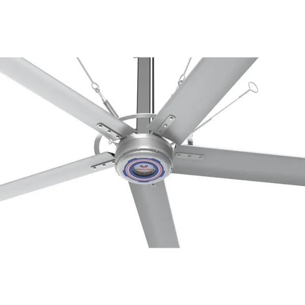 Ceiling Fan, HVLS, 220V, Aluminum - view 2