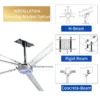 Ceiling Fan, HVLS, 3m, 8/10ft - view 6