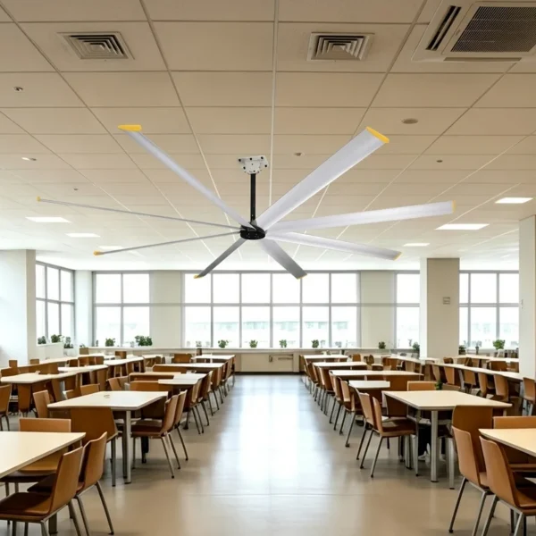 Ceiling Fan, HVLS, Dia.3M, Aluminum, Solar - view 4