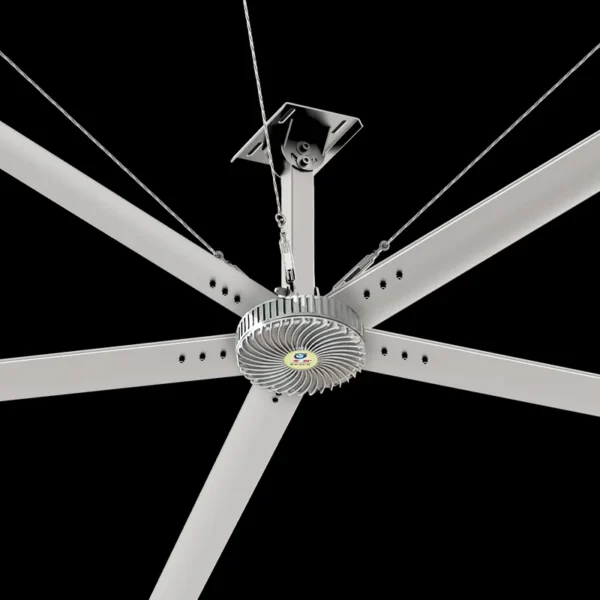 Ceiling Fan, PMSM, 8FT, Aluminum, 220V/380V - view 2
