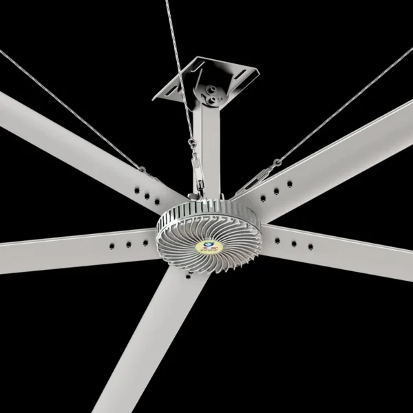 Ceiling Fan, PMSM, 8FT, Aluminum, 220V/380V - view 3