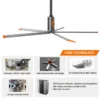 Ceiling Fan, RTFANS, Aluminum, HVLS - view 2