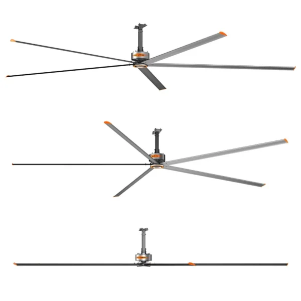 Ceiling Fan, RTFANS, PMSM, 24ft, Aluminum - view 4