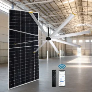 Ceiling Fan, Solar, 10ft, HVLS, Waterproof