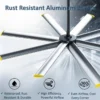 Ceiling Fan, Solar, 10ft, HVLS, Waterproof - view 3