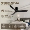 Ceiling Fan, USA, 35W(0.05hp), Solid Wood + Metal - view 2