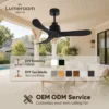 Ceiling Fan, USA, 35W(0.05hp), Solid Wood + Metal - view 4