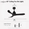 Ceiling Fan, USA, 35W(0.05hp), Solid Wood + Metal - view 6