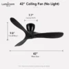 Ceiling Fan, USA, 35W(0.05hp), Solid Wood + Metal - view 6