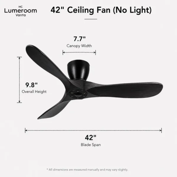Ceiling Fan, USA, 35W(0.05hp), Solid Wood + Metal - view 6