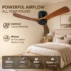 Ceiling Fan, USA, 35W(0.05hp), Wood+Metal - view 2