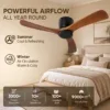 Ceiling Fan, USA, 35W(0.05hp), Wood+Metal - view 2