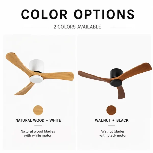 Ceiling Fan, USA, 35W(0.05hp), Wood+Metal - view 4