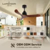 Ceiling Fan, USA, 35W, Solid Wood + Metal - view 3