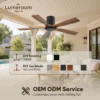Ceiling Fan, USA, 50 W(0.07hp), Solid Wood + Metal - view 3