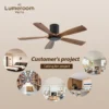 Ceiling Fan, USA, 50 W(0.07hp), Solid Wood + Metal - view 4
