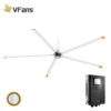 Ceiling Fan, VFD, Aluminum - view 2