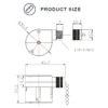 Ceiling Fan, ZING, EAR, ZE-208S5-1T, 3A - view 2