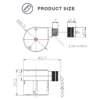 Ceiling Fan, ZING, EAR, ZE-208S5-1T, Plastic - view 2