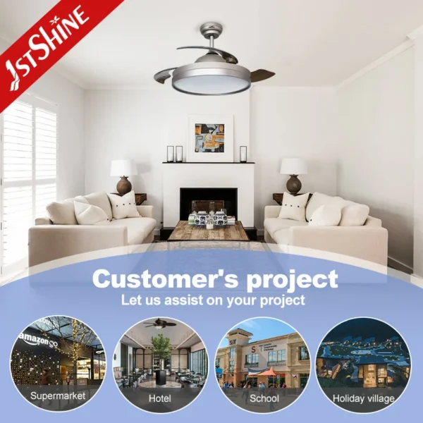 Ceiling Fans, 1stshine, 65, Metal - view 5