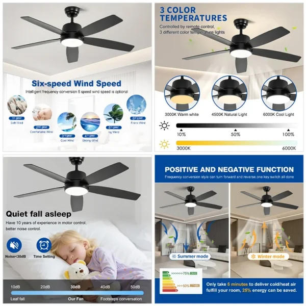 Ceiling Fans, 52inch, LED - view 3