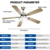 Ceiling Fans, Iron + ABS Blades, FSD8500 - view 2