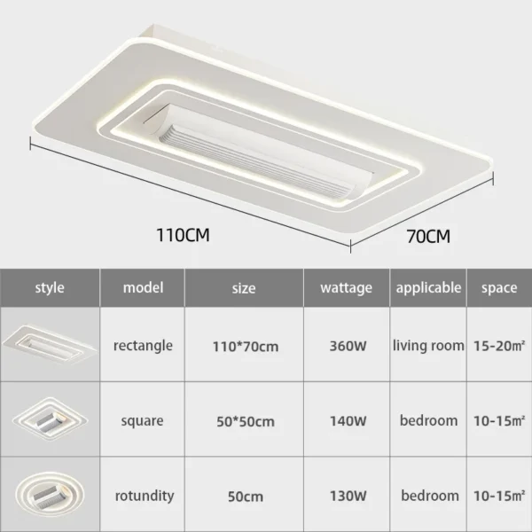 Ceiling Fans, LED, 6-Speed - view 4