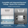Ceiling Kitchen Cooling Fan, 300*300mm, 220 V, Electric - view 3