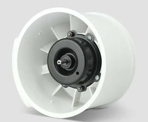 Ceiling Mounted Capacitor Motor, 4", Plastic - view 2