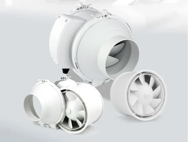 Ceiling Mounted Capacitor Motor, 4", Plastic - view 4