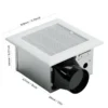 Ceiling Mounted Exhaust Fan, 120V, 100CFM - view 2