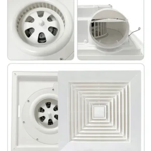 Ceiling Ventilation Exhaust Fan, Centrifugal, 4-12, 60W