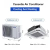 Central Air Conditioner, Ceiling, 220, 9000-60000 - view 6