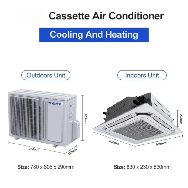 Central Air Conditioner, Ceiling, 220, 9000-60000 - view 6