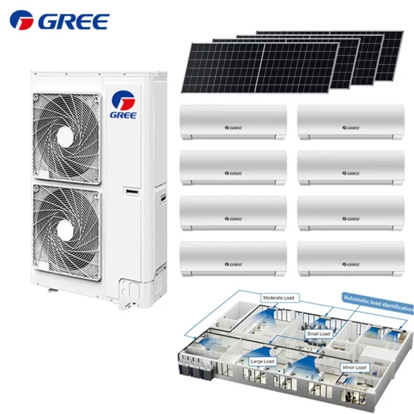 Central Air Conditioning Unit, T1/T3, 12kW, Solar