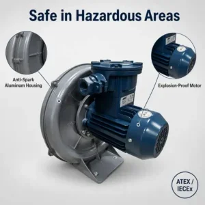 Centrifugal Blower, 0.75KW, 2.2KW, 380V/460V, Explosion-Proof