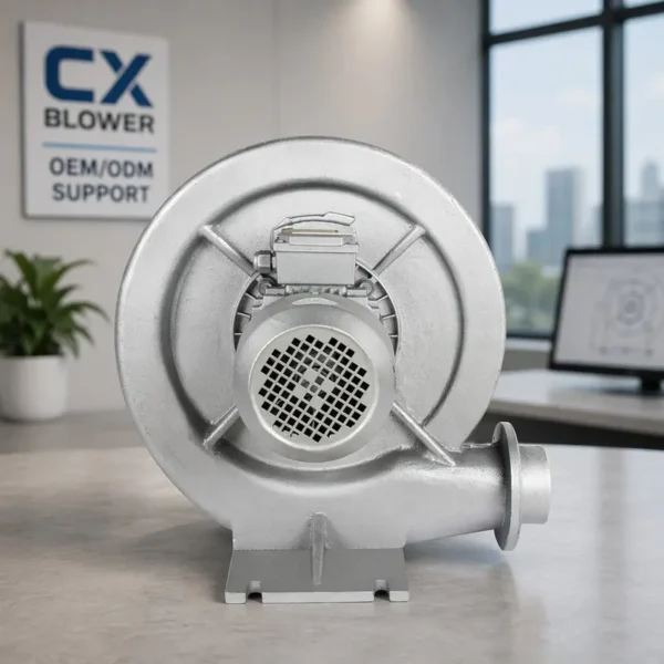 Centrifugal Blower, 0.75KW, Cast, Aluminum - view 7