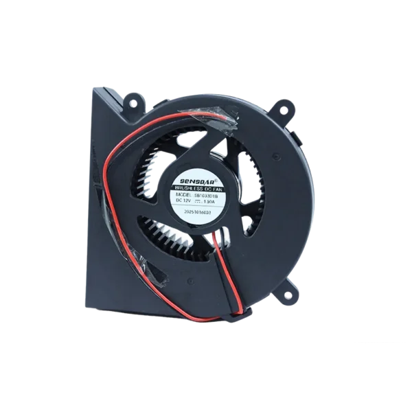Centrifugal Blower, 100x100x33mm, 12V, 24V, Plastic - view 2