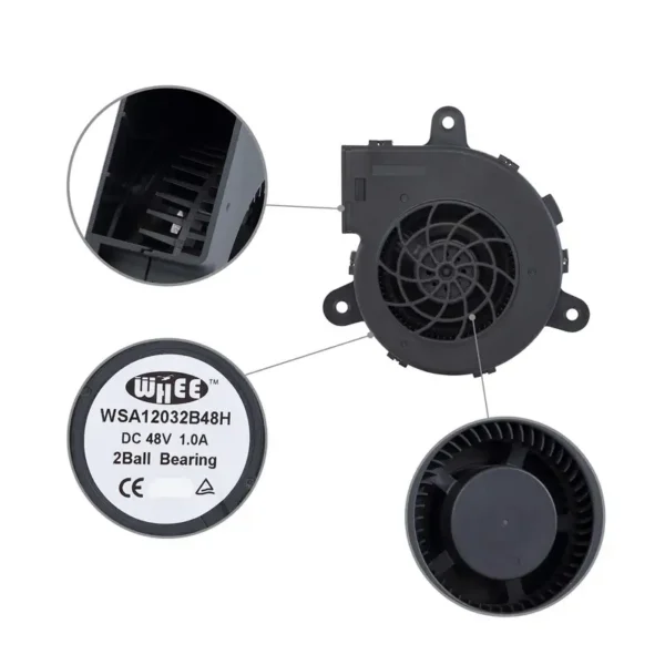 Centrifugal Blower, 120x120x32mm, Plastic, 12V/24V, PBT - view 6