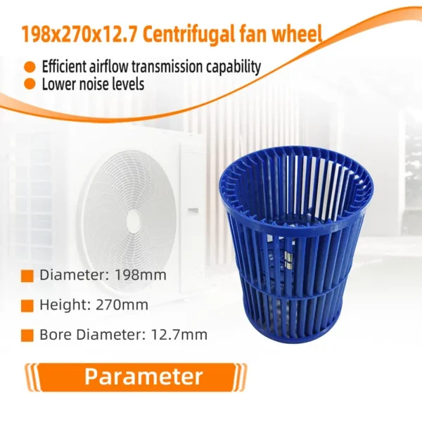 Centrifugal Blower, 12100103000984, 198x270x12.7mm, Plastic - view 3
