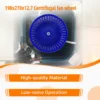 Centrifugal Blower, 12100103000984, 198x270x12.7mm, Plastic - view 4